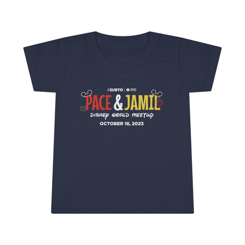 JAMIL AND PACE DISNEY WORLD MEET UP Toddler T-shirt