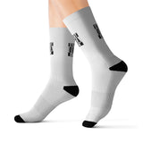 Exclusive Straight Outta Compin' Socks- White