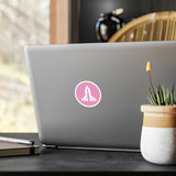 Pink  Astro Logo Waterproof Sticker