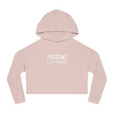 AstroFlipping Wordmark Women’s Cropped Hooded Sweatshirt