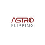 Astro Flipping Logo Waterproof Sticker