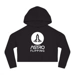 AstroFlipping Logo Women’s Cropped Hooded Sweatshirt