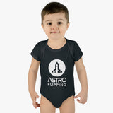 AstroFlipping Logo Baby Rib Bodysuit